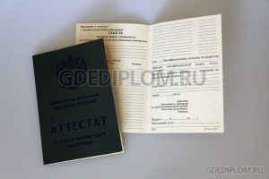 аттестат за 11 класс 1994-2006 комплект